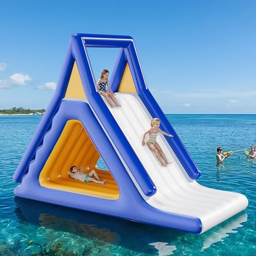 SPECRAFT 15L×10W×11H FT Commercial Inflatable Water Slide with Climbing Handle