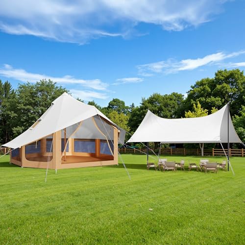 SPECRAFT Canvas Bell Tent 16.4 x 9.8ft